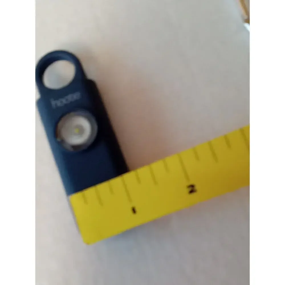 NIB Hootie Personal Safety Alarm for Women, Men, & Kids - Keychain Alarm-BLUE
